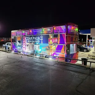 a colorful food truck