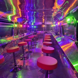 interior, sushi and sashimi