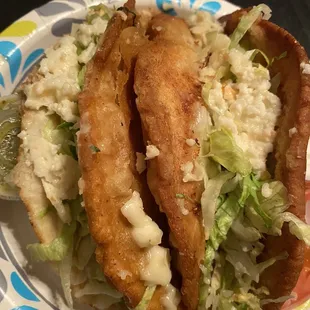 Quesadilla de Maiz - Corn Quesadilla. One chicken &amp; One Cheese