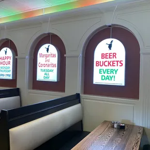 Beer buckets. 'Nough said.