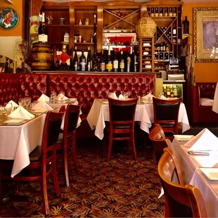 the interior of a restaurant