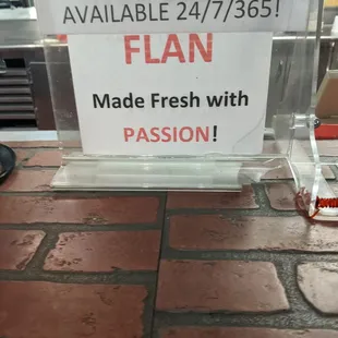FLAN: Made Fresh with PASSION!