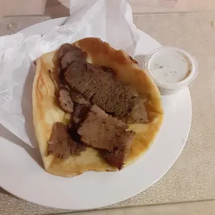 I ordered this without Tomato and Onion. This is all you get, for $11.10