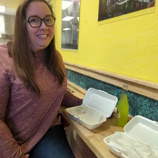 Quesadillas and Jarritos.