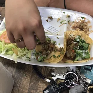 Beef tacos