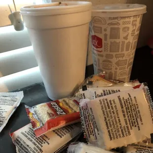 I used a kids jack in the box cup for comparison. This is a "large" cocktail .