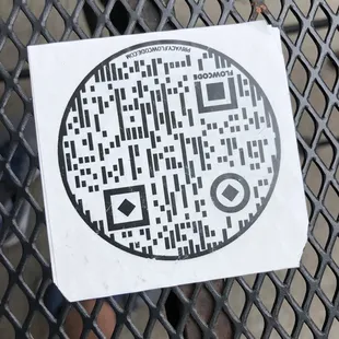 a qr code