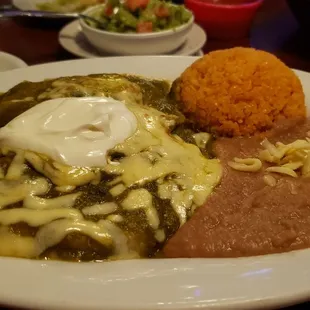 Pork enchiladas