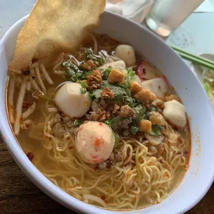 Authentic Noodle Tomyum  Tom Yum Soup