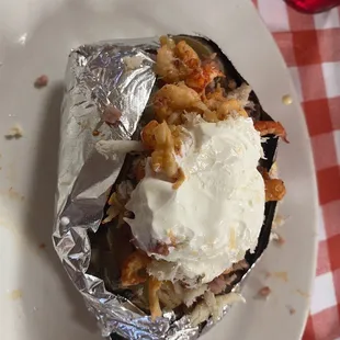 Seafood potato
