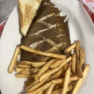 Baked Whole Flounder