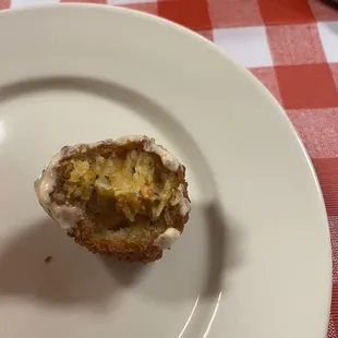 Inside the Crawfish bite appetizer