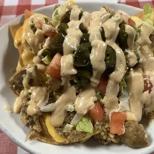 Boudin nachos