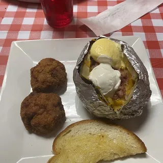 2 Shrimp Boulettes with Side