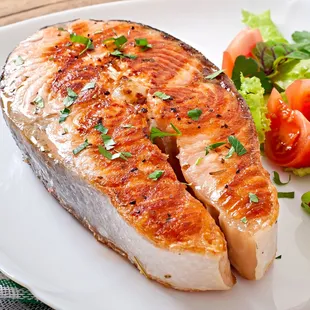 a grilled fish