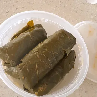 Grape leaves