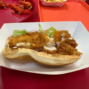 Shrimp po boy