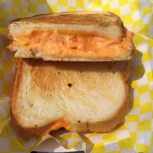 Pimiento grilled cheese! Favorite food truck ever