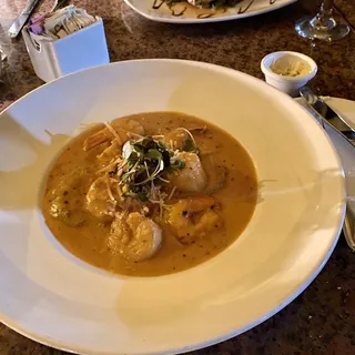 Scallops and Shrimp Florentine Ravioli