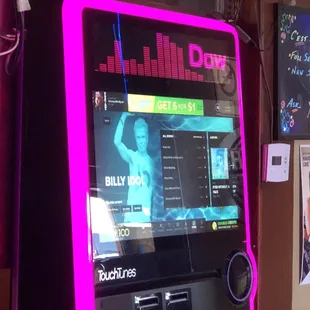 Touchtunes (you pay to change the music)