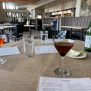 Beautiful restaurant and amazing drinks and food