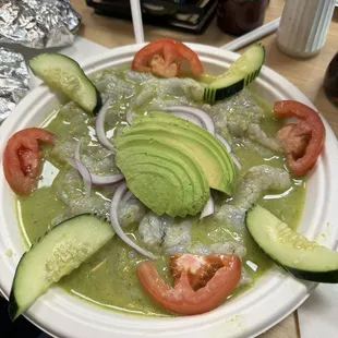 Agua chile verde