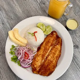 Pescado frito