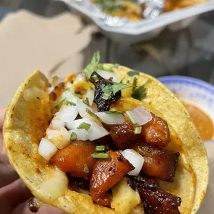 Shrimp Trompo tacos..definitely yum 4.5/5