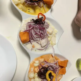 Ceviche Tricolor de Pescado