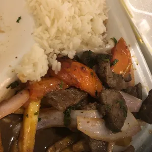 Lomo Salteados  Beef!