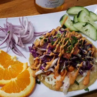Taco endiablado de camaron on point