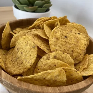 a bowl of chips