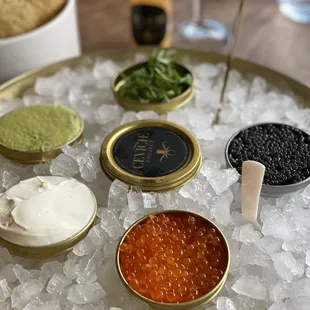Caviar service