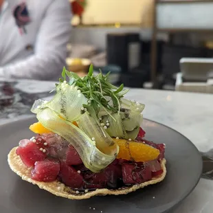 Tuna Tostada