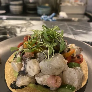 Shrimp Tostada