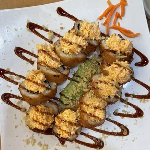 a plate of food