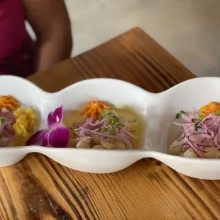 Ceviche trio