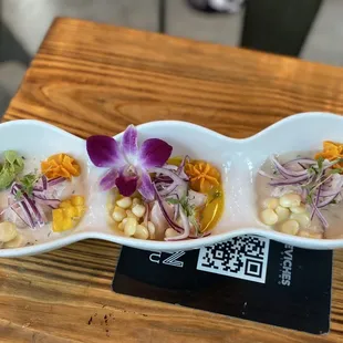 Trio de Ceviches $20.99