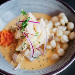 Our ceviche is a divine blend of freshness and tradition. Join us for a taste of Peru!  #CevichesByDivino #PeruvianCuisine