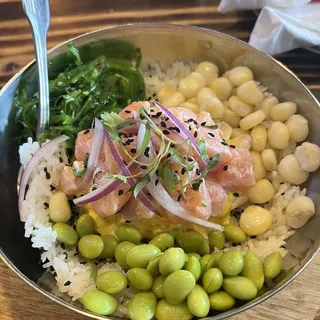 Poke Salmon with Aji Amarillo
