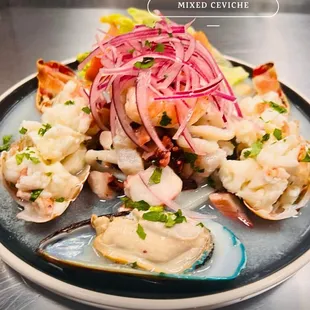 Mixed Ceviche

 Order now at 305-763-8468 for delivery or pick up at 7101 Collins Ave, Miami Beach! 

Dive into the ceviche party!