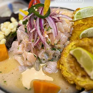 Ceviche Tropical

 Order now at 305-763-8468 for delivery or pick up at 7101 Collins Ave, Miami Beach! 

Dive into the ceviche party!