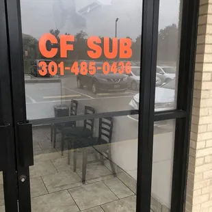 outside