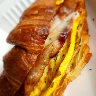 Bacon, Egg &amp; Cheese on Croissant