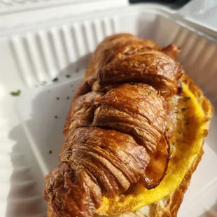 Bacon, Egg &amp; Cheese on Croissant