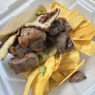 Steak Arepa