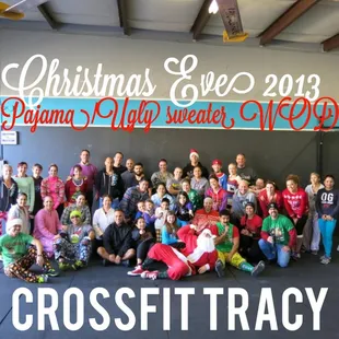 Christmas Eve Pajama/Ugly sweater WOD