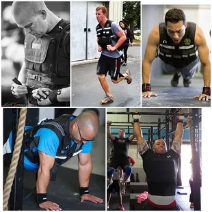 A few of the guys take on Murph with a 20lb. vest