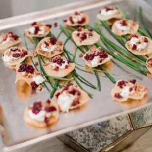 Cranberry Tostadas
