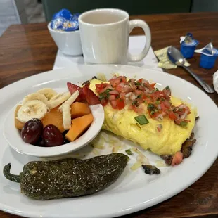 The omelette, and especially that jalapeño, was fantastic!